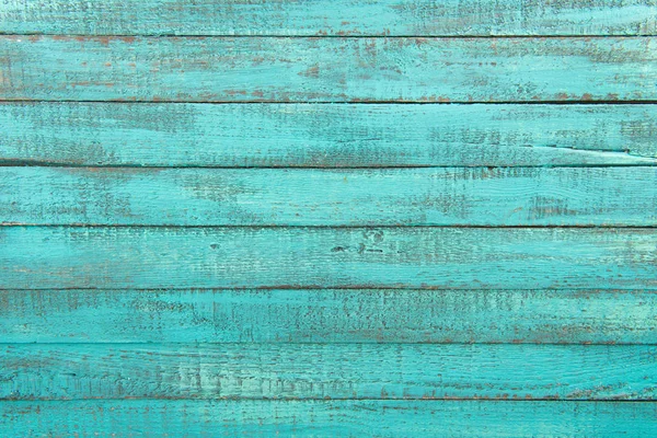 Fond en bois turquoise — Photo de stock