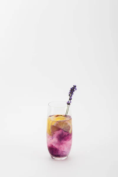 Homemade lemonade with lavender — Stock Photo