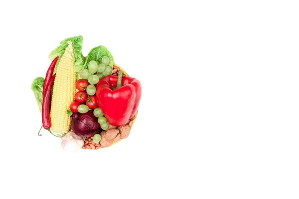 Varias verduras frescas - foto de stock