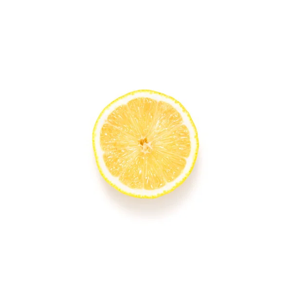 Rebanada de limón fresco - foto de stock