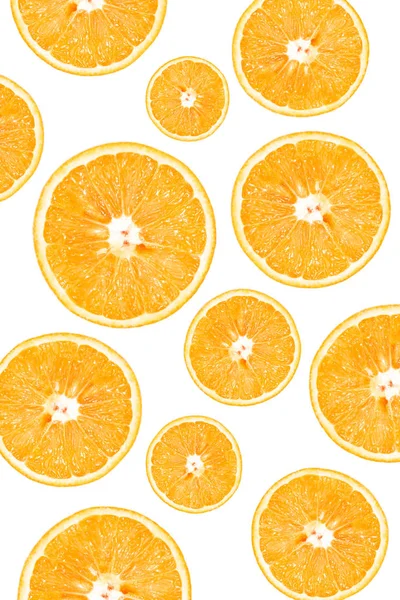 Tranches d'orange fraîches — Photo de stock