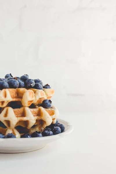 Belgian waffles — Stock Photo