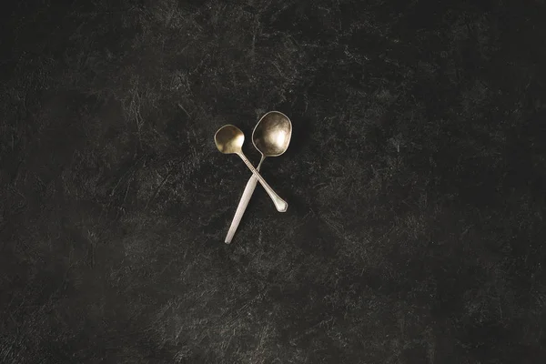 Antique spoons — Stock Photo