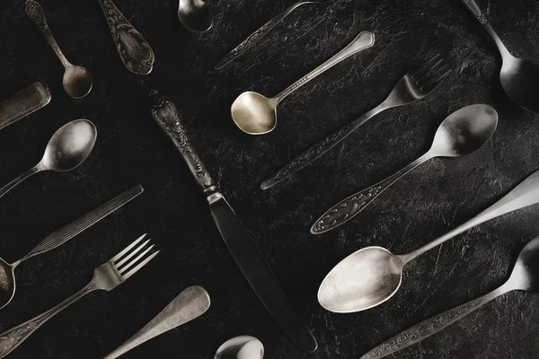 Vintage silverware — Stock Photo