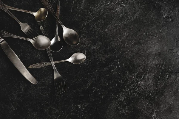 Vintage silverware — Stock Photo