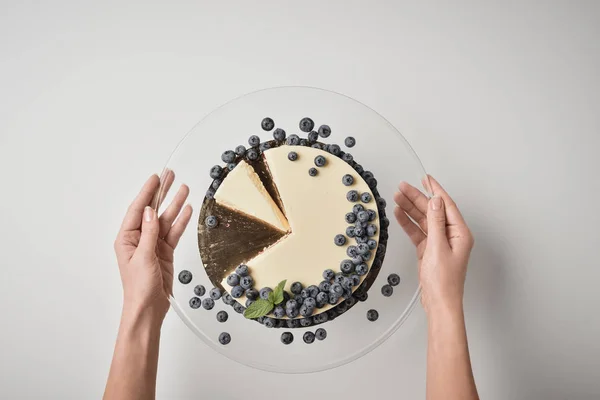 Bolo de queijo — Fotografia de Stock