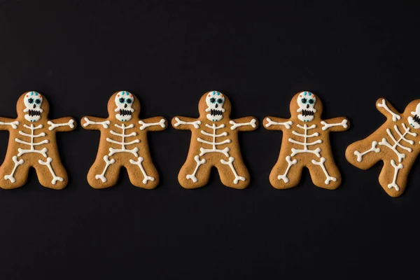 Biscotti scheletro di Halloween — Foto stock