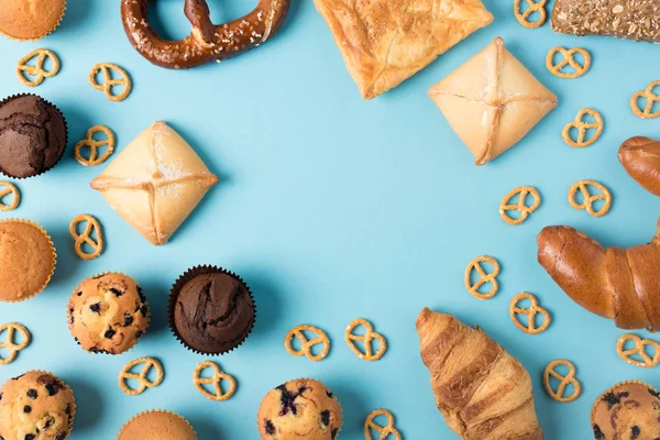 Diverses pâtisseries maison — Photo de stock