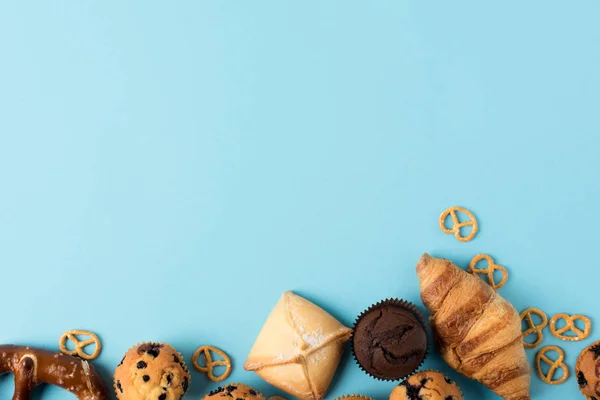 Diverses pâtisseries maison — Photo de stock