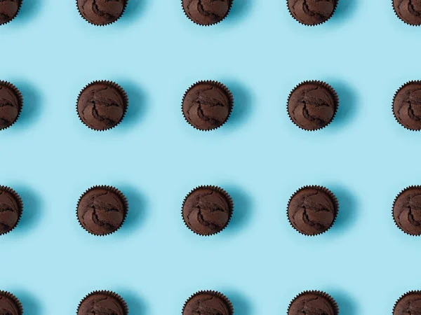 Chocolate cupcakes — Stock Photo