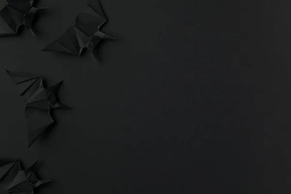 Origami chauves-souris halloween — Photo de stock