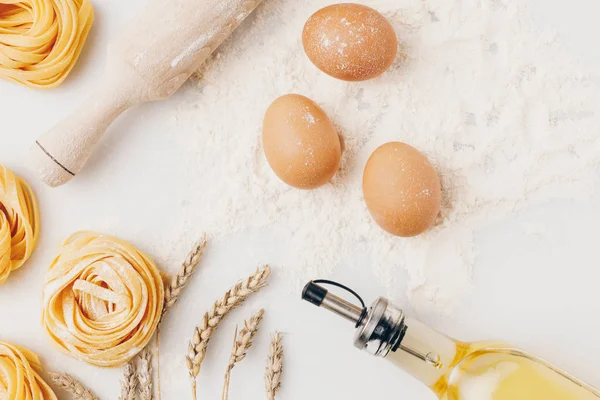 Pasta ingredients — Stock Photo
