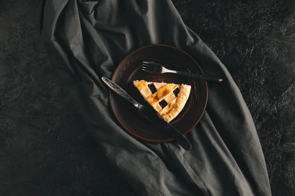 Pièce de tarte aux baies — Photo de stock