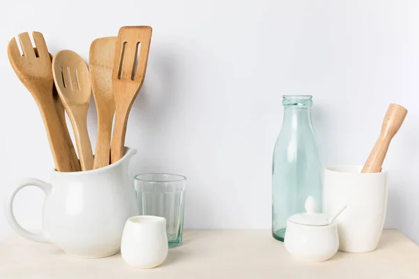 Empty kitchen utensils — Stock Photo