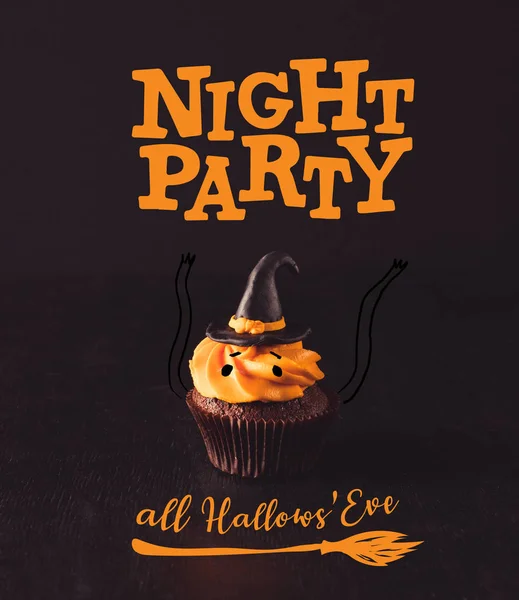 Halloween-Cupcake — Stockfoto