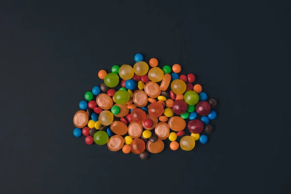 Doces de Halloween coloridos — Fotografia de Stock