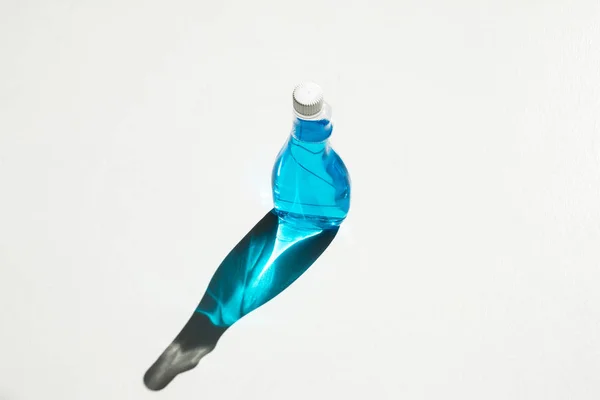Bottle of cleaning fluid — Stock Photo