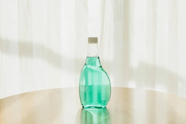 Bottle of cleaning fluid — Stock Photo
