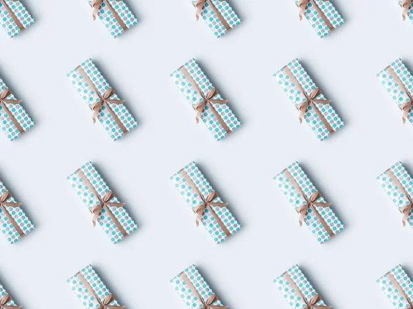 Wrapped gift boxes — Stock Photo