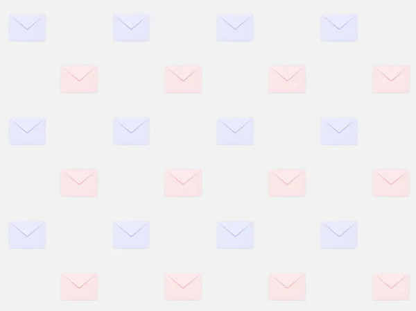 Envelopes pattern — Stock Photo