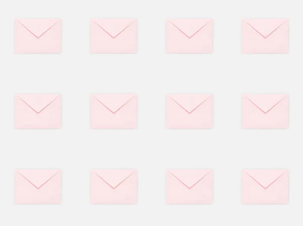 Repetitive pattern of envelopes — Stock Photo