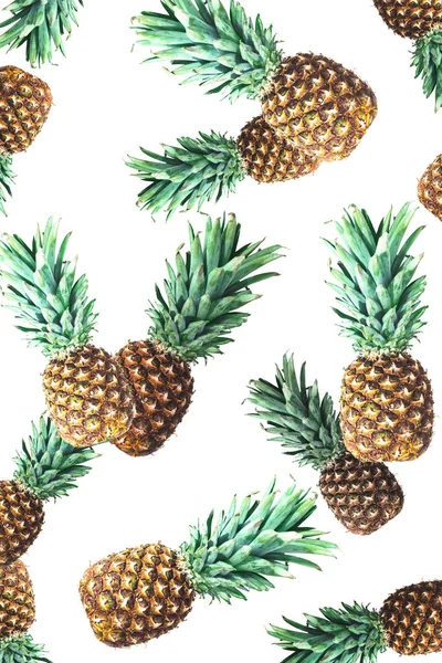 Ripe fresh pineapples — Stock Photo