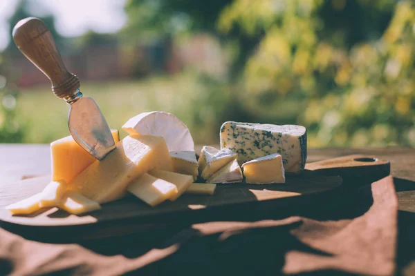 Verschiedener Käse — Stockfoto