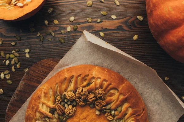 Tarte à la pumkin savoureuse — Photo de stock