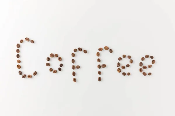 Lettering del caffè — Foto stock