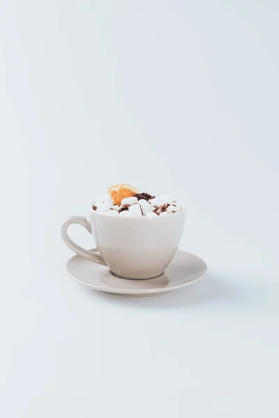 Chocolate quente com marshmallows — Fotografia de Stock