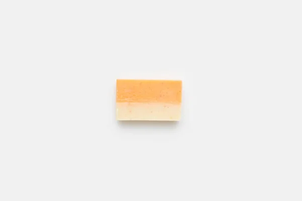 Jabón hecho a mano naranja - foto de stock
