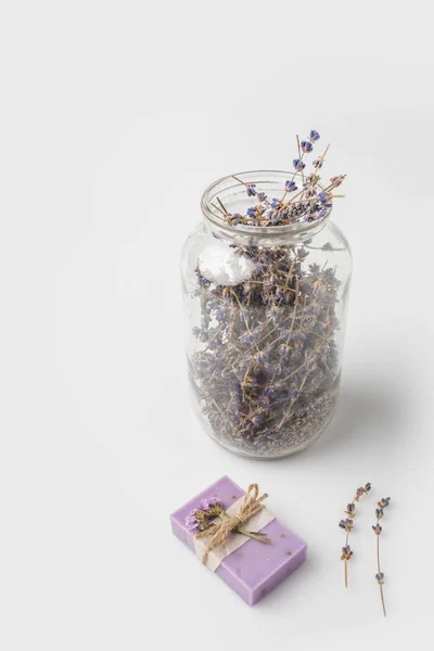 Sabão de lavanda natural — Fotografia de Stock