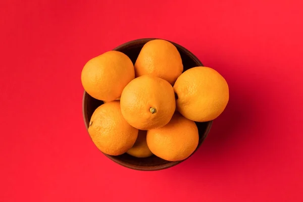 Tangerinas na tigela — Fotografia de Stock