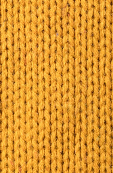 Texture du pull jaune — Photo de stock