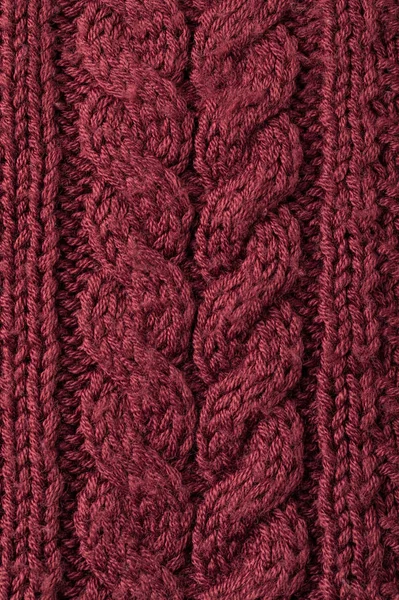 Textur des Pullovers mit Muster — Stockfoto
