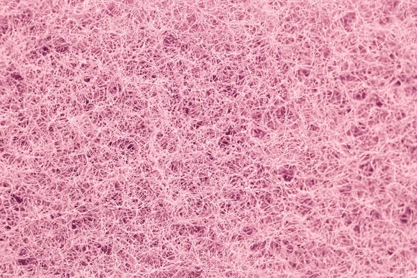 Texture di spugna da cucina lavaggio rosa — Foto stock