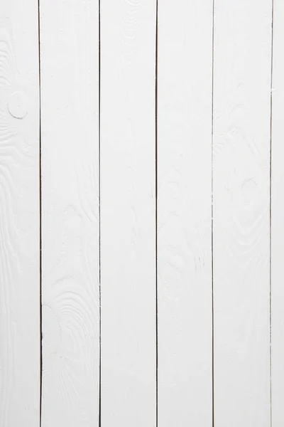 Fond en bois blanc vide texturé avec espace de copie — Photo de stock