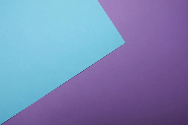 Bonito abstrato azul e roxo papel geométrico fundo — Fotografia de Stock