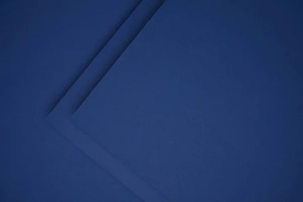 Beau fond de papier géométrique bleu foncé — Photo de stock