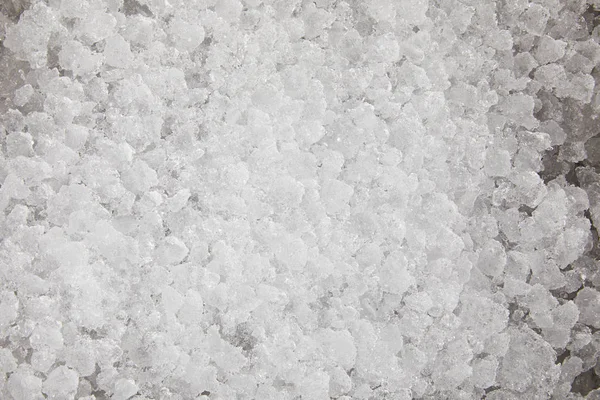 Vollbild-Aufnahme von Crushed Ice zum Einfrieren von Lebensmitteln — Stockfoto