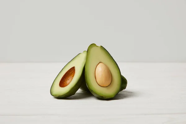 Organic green avocado, clean eating concept — Stock Photo