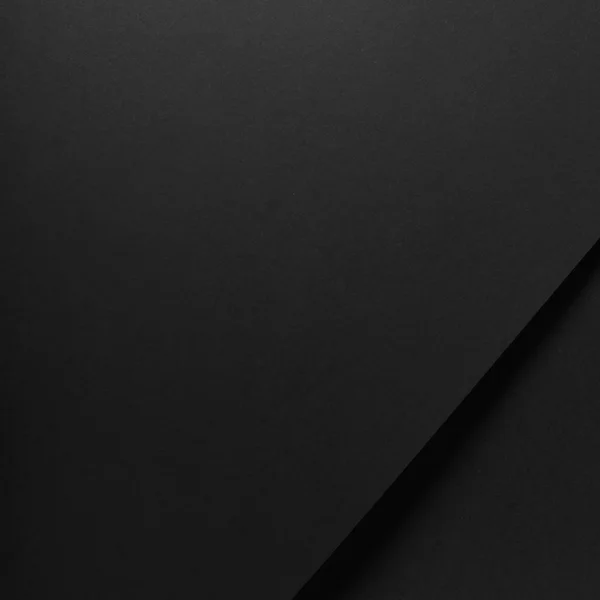 Close-up view of blank black paper background — Stock Photo