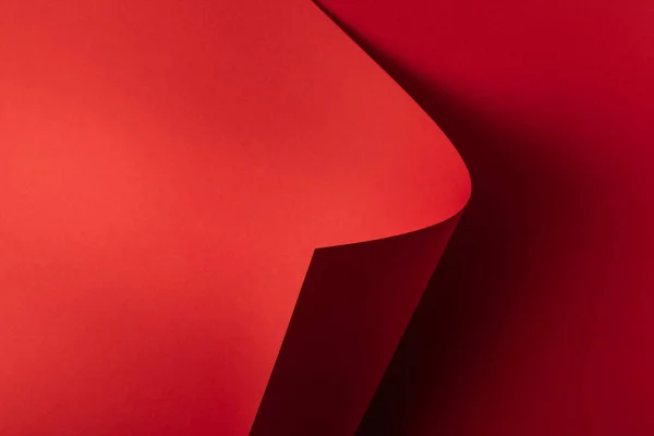 Bright red empty abstract paper background — Stock Photo