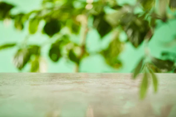 Selective focus of marble surface with copy space — Stock Photo