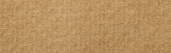 Vista superior de textura de papel beige vintage con espacio para copiar, plano panorámico - foto de stock