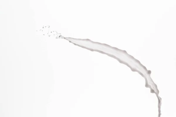 Puro spruzzata di latte fresco bianco isolato su bianco — Foto stock