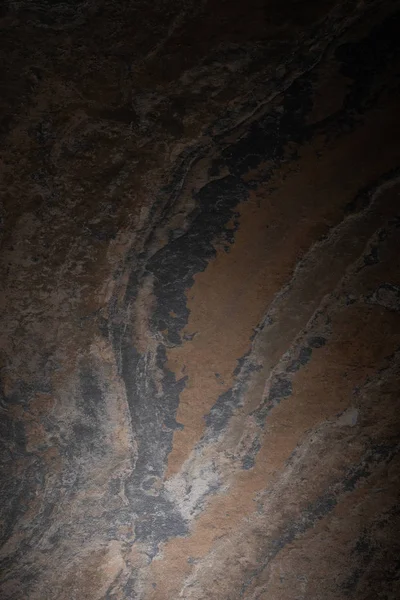 Vista superior de la superficie de granito texturizado y oscuro - foto de stock