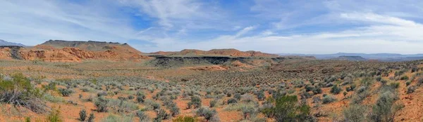 Vistas Panorámicas Del Desierto Desde Rutas Senderismo Alrededor George Utah —  Fotos de Stock