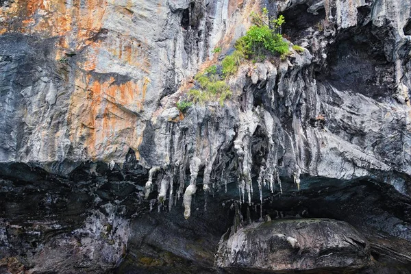 Isla Vistas Mar Cerca Phuket Tailandia Con Blues Turquesa Verdes — Foto de Stock