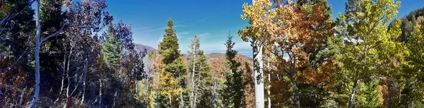 Blick Vom Butterfield Canyon Auf Die Oquirrh Kette Entlang Der — Stockfoto